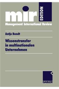 Wissenstransfer in Multinationalen Unternehmen