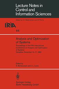 Analysis and Optimization of Systems