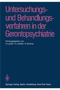 Untersuchungs- und Behandlungsverfahren in der Gerontopsychiatrie