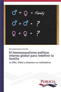 El homosexualismo político