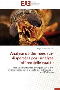 Analyse de données sur-dispersées par l'analyse inférentielle exacte