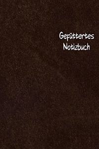 Gefüttertes Notizbuch