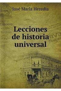 Lecciones de Historia Universal