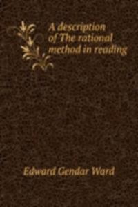 description of The rational method in reading