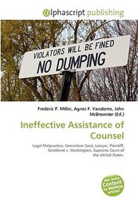 Ineffective Assistance of Counsel