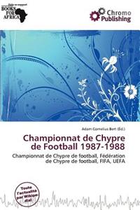 Championnat de Chypre de Football 1987-1988