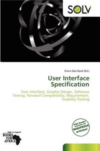 User Interface Specification