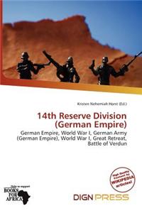 14th Reserve Division (German Empire)