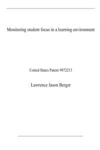 Monitoring student focus in a learning environment