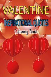 Valentine Inspirational Quotes Coloring Book