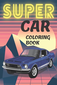Supercar Coloring Book
