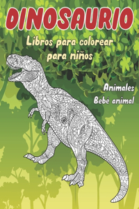 Libros para colorear para niños - Bebé animal - Animales - Dinosaurio