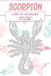 Livre de coloriage - Gros caractères - Animal mignon - Scorpion