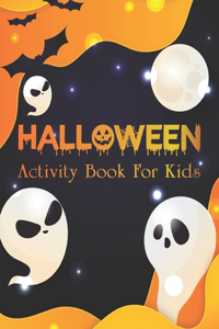 Halloween Activity Book For Kids