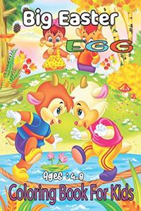 Big EASTER EGG Coloring Book For Kids