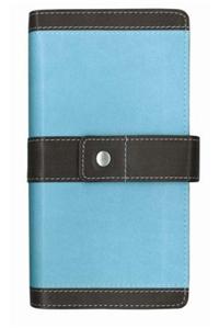 NIV Trimline Chocolate/Aqua Italian Duo-Tone