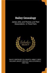Bailey Genealogy