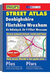 Philip's Street Atlas Denbighshire, Flintshire and Wrexham