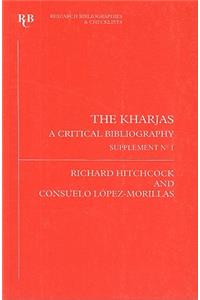 The Kharjas: A Critical Bibliography, Supplement 1