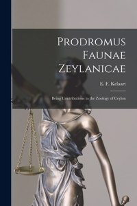 Prodromus Faunae Zeylanicae