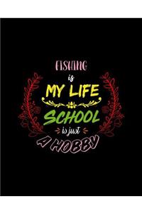 Fishing Is My Life School Is Just A Hobby