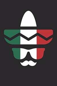 Cinco De Mayo Notebook - Mexican Sunglasses Moustache Sombrero Cinco De Mayo - Cinco De Mayo Journal