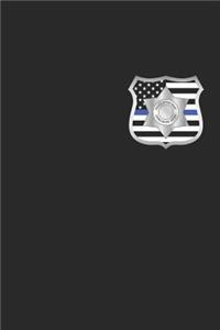 Thin Blue Line Notebook - National Police Week LEO Gift Thin Blue Line - Thin Blue Line Journal