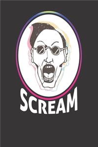 Scream Halloween Costume Notebook Journal