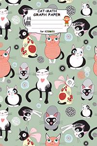Cat Math Graph Paper for Kiddos
