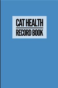 Cat Health Record Book