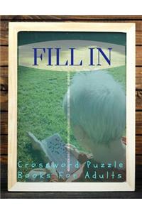 Fill In Crossword Puzzle Books For Adults