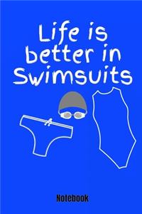 Life in Swimsuits Notebook