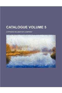 Catalogue Volume 5