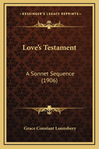 Love's Testament