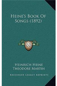 Heine's Book Of Songs (1892)