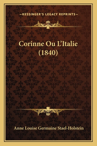 Corinne Ou L'Italie (1840)