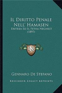 Il Diritto Penale Nell' Hamasen