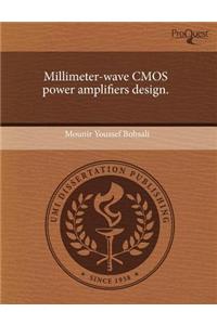 Millimeter-Wave CMOS Power Amplifiers Design