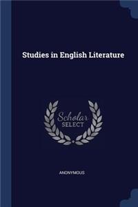 Studies in English Literature