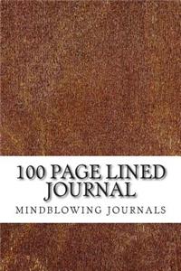 100 Page Lined Journal