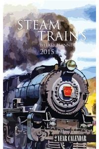 Steam Trains Weekly Planner 2015