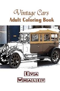 Vintage Cars Adult Coloring book