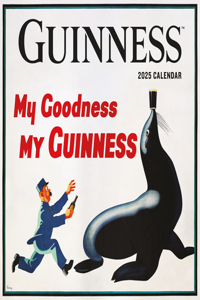 Guinness, Poster Art Square Wall  Calendar 2025
