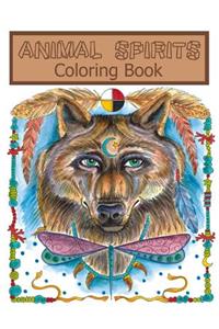 Animal Sprits Coloring Book