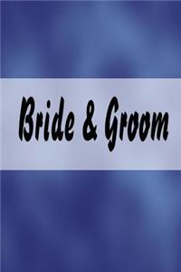Wedding Journal Bride Groom Royal Blue