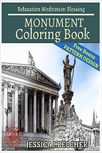 Monument Coloring Book Relaxation Meditation Blessing