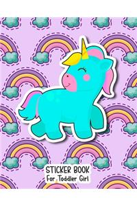 Sticker Book Toddler Girl