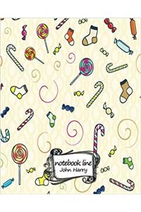 Lined Candy Design Journal / Notebook / Diary: Notebook / Journal / Diary