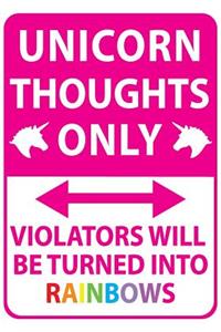 Unicorn Thoughts Journal