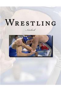 Wrestling Notebook: Notebook with 150 Lined Pages